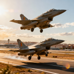 Dos aviones del Ejército del Aire despegan desde Madrid