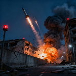 Ataque con misiles balísticos en Kiev