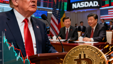 Bitcoin sufre caída tras decisión de la Fed en EE.UU.: impacto en mercados cripto y alivio por acuerdo comercial Trump-Xi en octubre 2 Gráfico de precio del bitcoin tras decisión de la Fed en EE.UU.