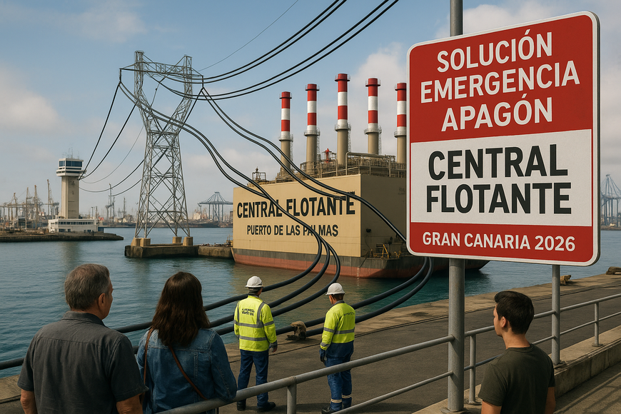 Gráfico de demanda y déficit energético en Gran Canaria 2026