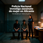 Detenidos dos hombres en Alicante por el asesinato de una mujer investigado como violencia de género: caso machista número 33 en 2025 Detenidos dos hombres en Alicante por el asesinato de una mujer