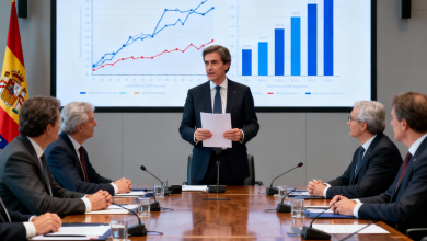 España refuerza su compromiso climático: exigirá en la UE mantener la hoja de ruta hacia cero emisiones netas para 2050 y los hitos intermedios en 2035 y 2040 10 Hugo Morán, Secretario de Estado de Medio Ambiente, durante su intervención en la jornada 'Horizonte COP30'.