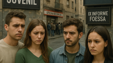 Generación joven en España enfrenta pobreza creciente: análisis detallado del IX Informe FOESSA 2025 9 Gráfico evolución pobreza juvenil desde 2007 a 2025 según FOESSA