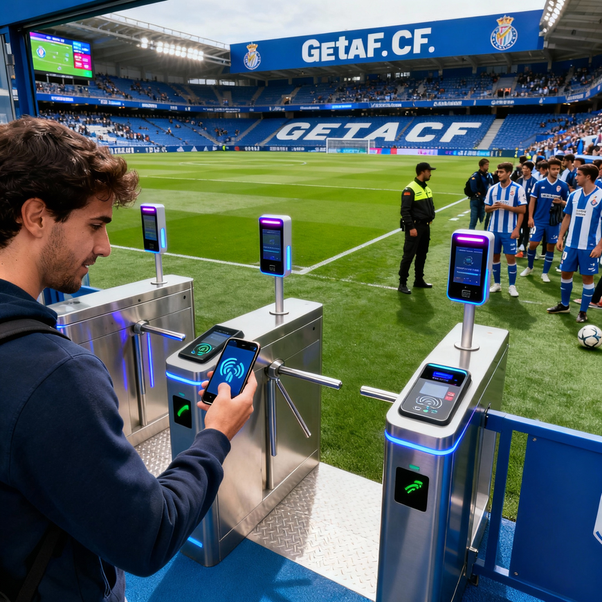 Getafe CF Estrena Tecnología NFC