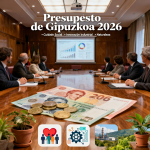 Gipuzkoa presenta un proyecto de 1.296 millones de euros para 2026 para impulsar cuidados y la economía "del futuro" Gipuzkoa presenta un proyecto de 1.296 millones