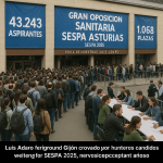 Gran Oposición Sanitaria SESPA 2025 en Gijón: Más de 43.000 Aspirantes Compiten por 1.068 Plazas en Asturias Datos comparativos de aspirantes y plazas ofertadas en SESPA por categoría