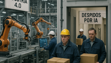 Impacto de la Inteligencia Artificial en Asturias: Despidos y planes empresariales en la industria local 8 Gráfico de despidos por IA en Asturias y evolución en Europa