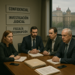 Documento firmado por los participantes de la reunión confidencial