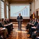 Gráfica de crecimiento económico y PIB regional de Murcia