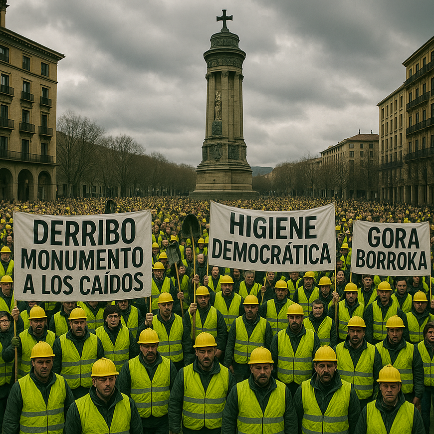 Lectura de manifiesto y concierto de Fermín Balentzia para cerrar el acto