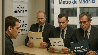 Metro de Madrid oculta actas de contratación millonaria a exalumna de Ayuso: “No es exigible” 10 Gráfico de adjudicación por baja económica temeraria y fórmulas matemáticas revisión