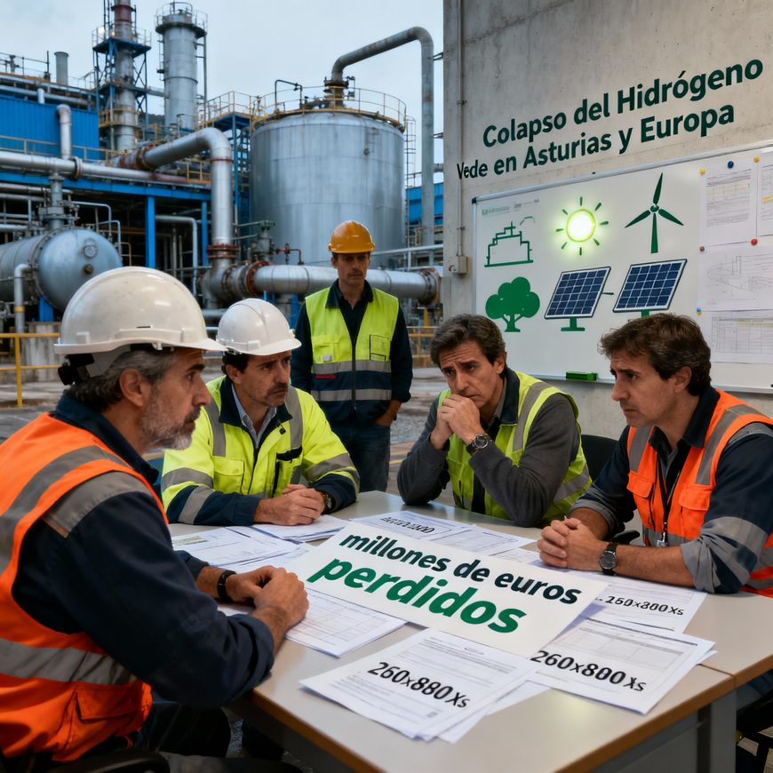 Gráfico de proyectos cancelados y paralizados en Europa