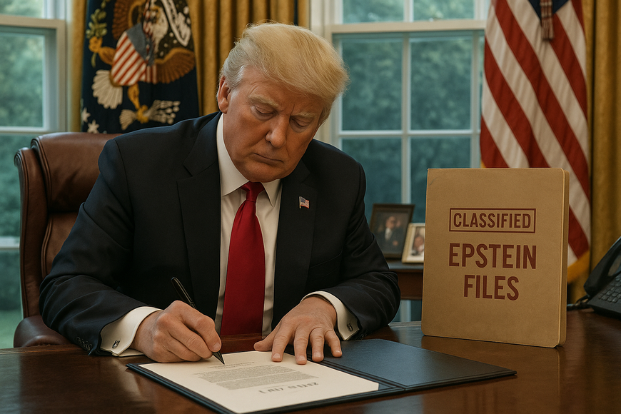 Gráfico del proceso judicial e histórico de documentos Epstein publicados