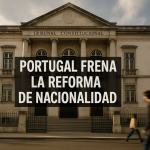 Fachada del Tribunal Constitucional de Portugal en Lisboa