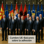 Líderes de la UE y de los Balcanes posan tras la cumbre en Bruselas