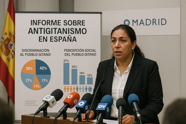 Sara Giménez presenta un informe sobre la percepción social del pueblo gitano en España