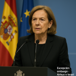 Margarita Robles en rueda de prensa tras un Consejo de Ministros