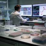 Barbacid abre una vía inédita contra el cáncer de páncreas: una triple terapia lo elimina por completo en ratones Investigador en laboratorio oncológico observando placas de cultivo con células tumorales