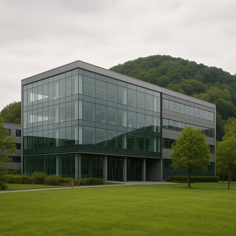 Fachada del parque tecnológico de Miramón con el edificio donde se ubica Ayesa IT