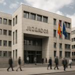 El magistrado Juan Carlos Peinado encarga a la Guardia Civil analizar tres encuentros clave en la investigación judicial Fachada del Juzgado de Instrucción número 41 de Madrid donde investiga el juez Juan Carlos Peinado