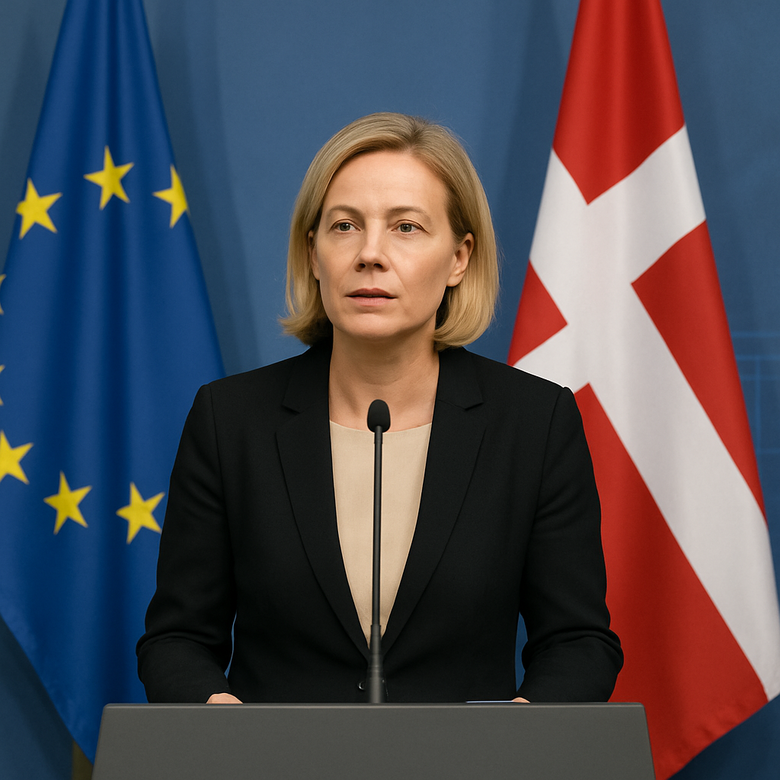 Jean-Noël Barrot en rueda de prensa hablando sobre la defensa de Groenlandia frente a las amenazas de Trump