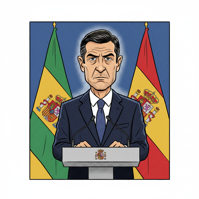 Juanma Moreno en un acto oficial del Gobierno de Andalucía