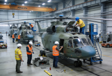 Defensa blinda en Albacete el mayor contrato de helicópteros de la historia de España 5 Línea de montaje de helicópteros militares en la planta de Airbus en Albacete