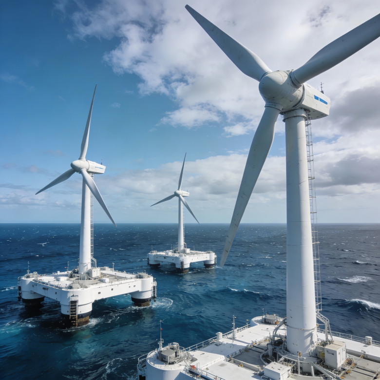 Parque eólico marino flotante en aguas españolas