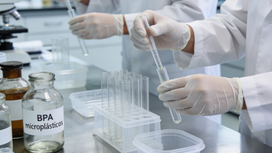 Microplásticos, bisfenol A y salud: qué ha descubierto la UIB y por qué debería importarte en España 6 Investigadores de la UIB trabajando en un laboratorio con muestras de microplásticos