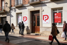 Rodríguez Palacios cae en Alcalá por la guerra interna del PSOE 3 Fachada de la sede del PSOE en una calle de Alcalá de Henares