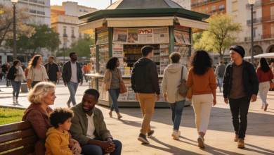 Manifestación diversidad cultural España inmigración